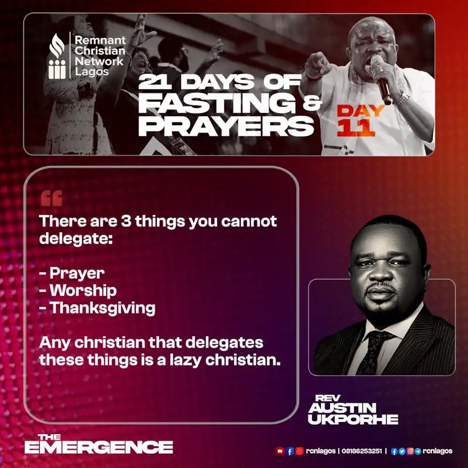 21 Days Prayer & Fasting - Day #11 quote 5
