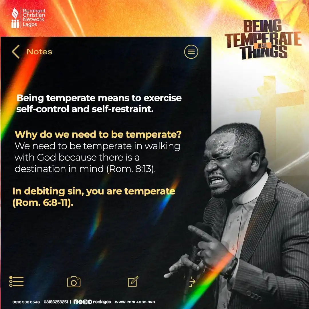 Being Temperate in all Things quote 2
