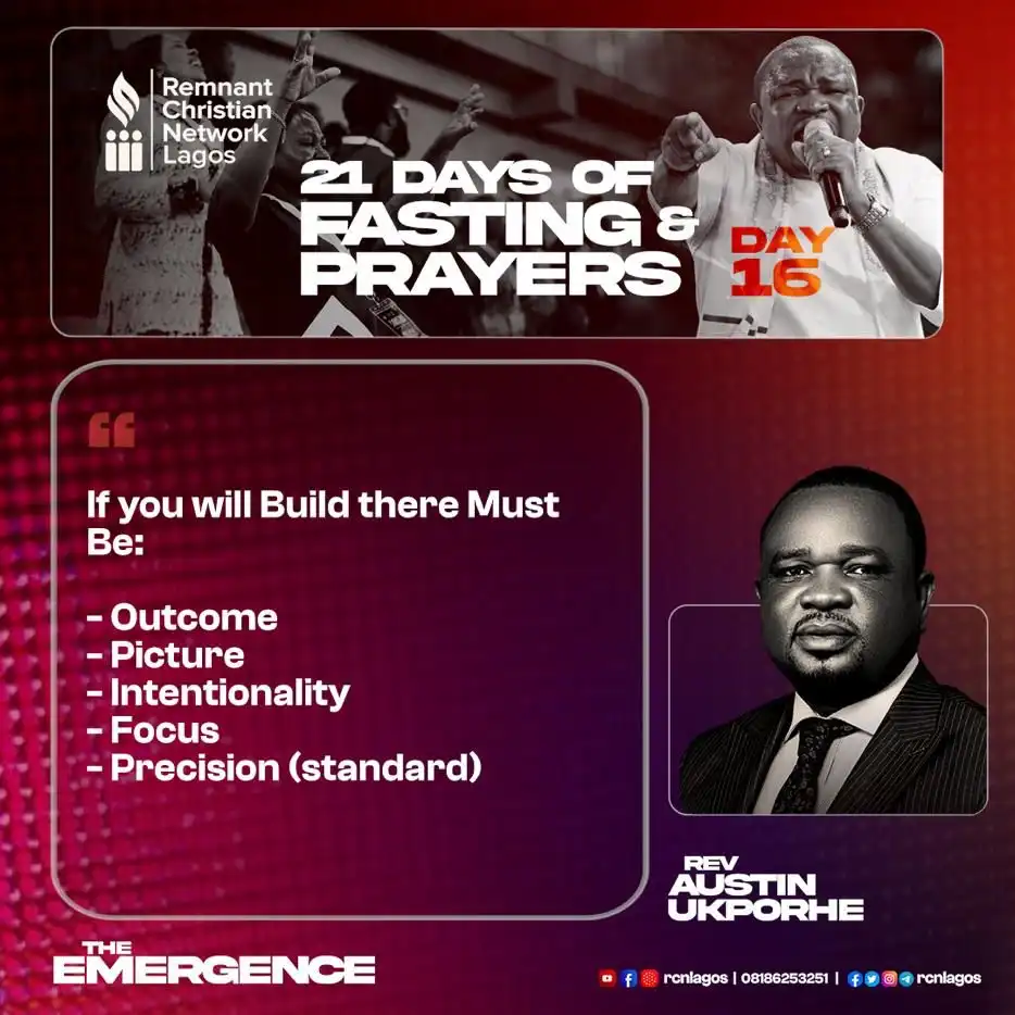 21 Days Prayer & Fasting - Day #16 quote 6