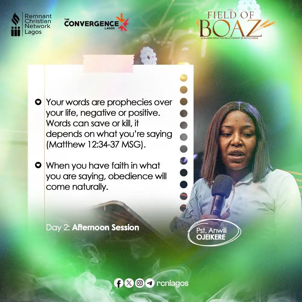The Field of Boaz Day 2 - Morning quote 7