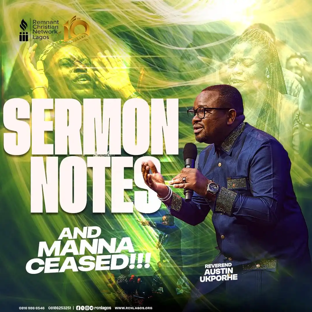 And the Manna Ceased - Part 1 quote 1